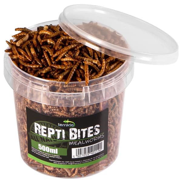Terrario Repti Bites Melorme 500ml - tørrede melorme