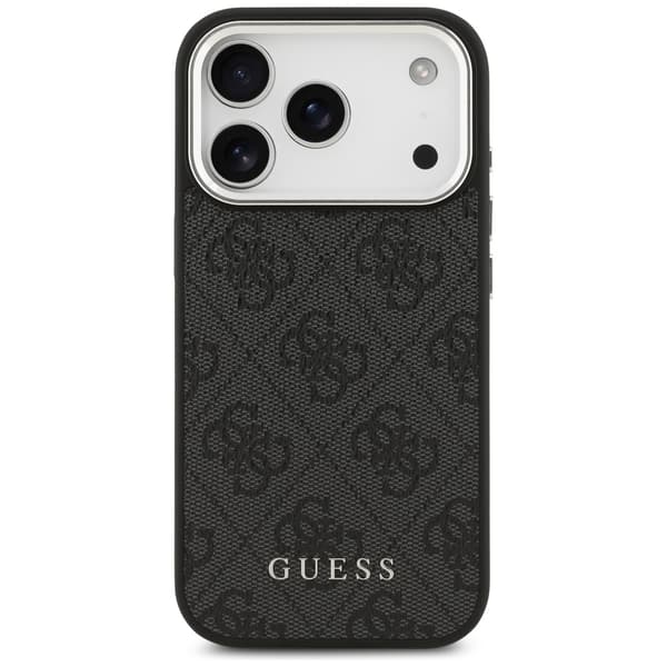 Guess 4G Classic Logo MagSafe-etui til iPhone 17 Pro, sort