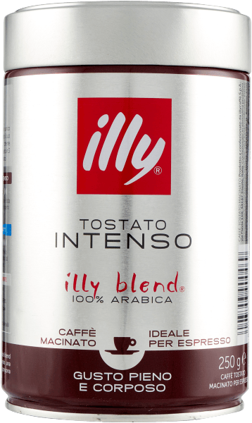 Intensivt rostat malet kaffe 250g - Illy