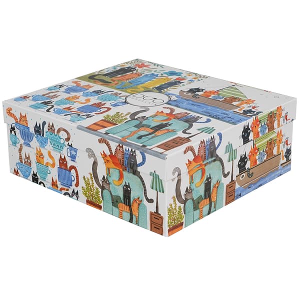 Set med 4 Cat World-muggar 4x 360 ml