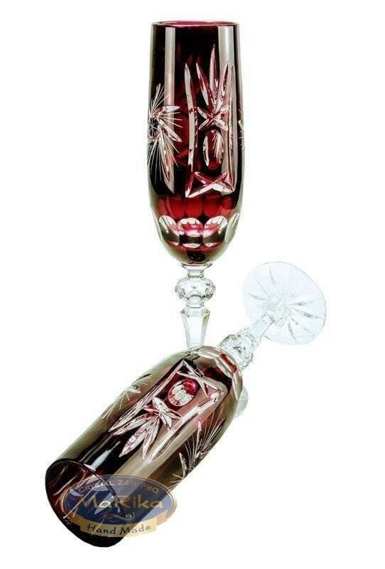 Ruby Crystal Champagneglas 170ml Olive Grinder
