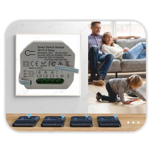 TUYA 3-kanals Wifi-belysningscontroller