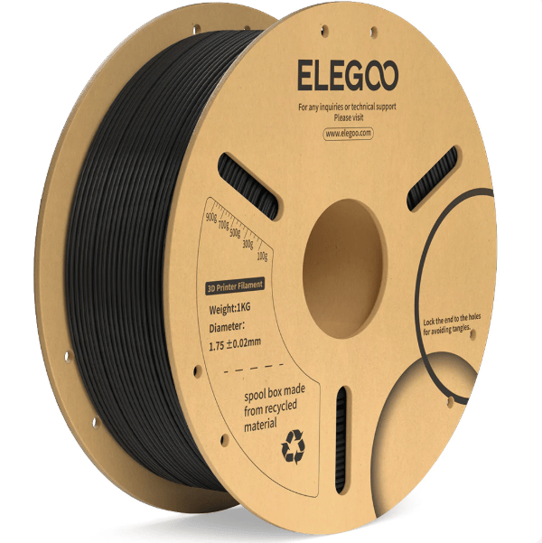 Filament Elegoo PLA+ Svart 1kg