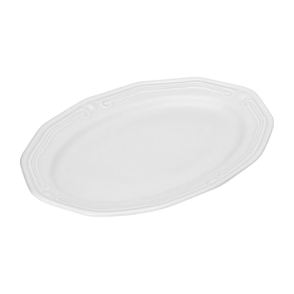 Vitt porslinsfat 25 cm Athenee