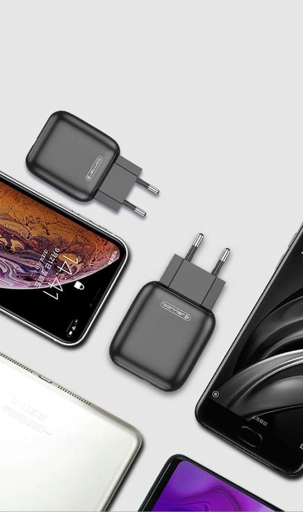 JELLICO Universal 18W Vægoplader + Lightning-kabel til iPhone PD