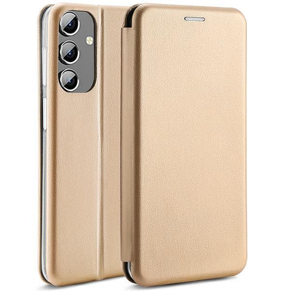 Beline Book Magnetisk Etui til Galaxy A04s Guld