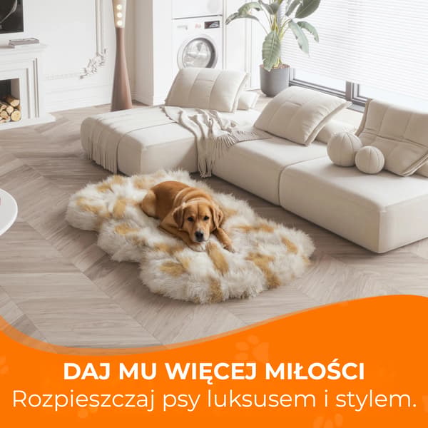 Pelsseng med memoryskum til hund/kat