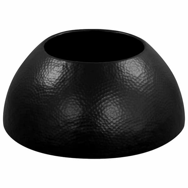 vidaXL sofabord hamret aluminium 70 x 30 cm sort