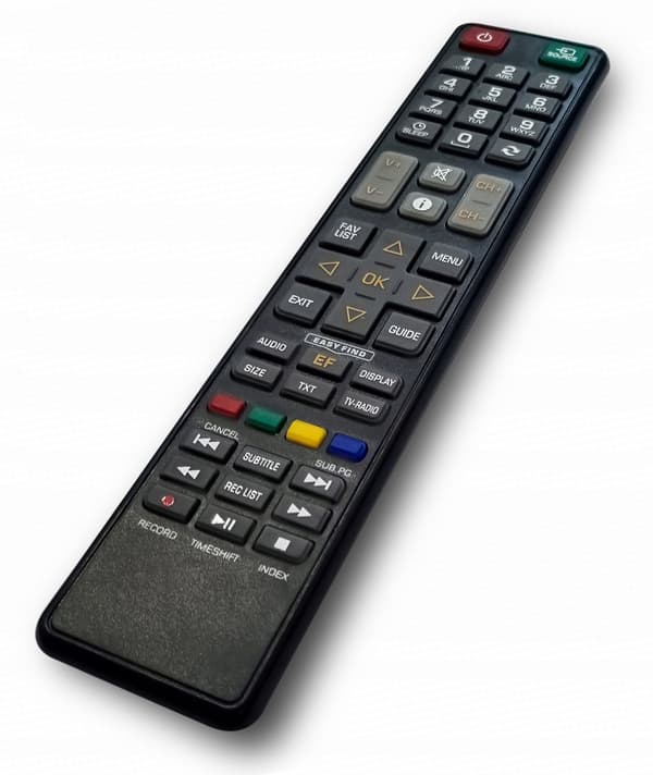 Skymaster RCU-030 svart TV-fjärrkontroll utan programmering