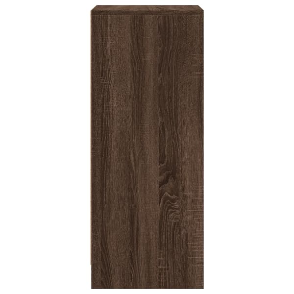 vidaXL LED-skab brunt egetræ 42,5x34x85 cm