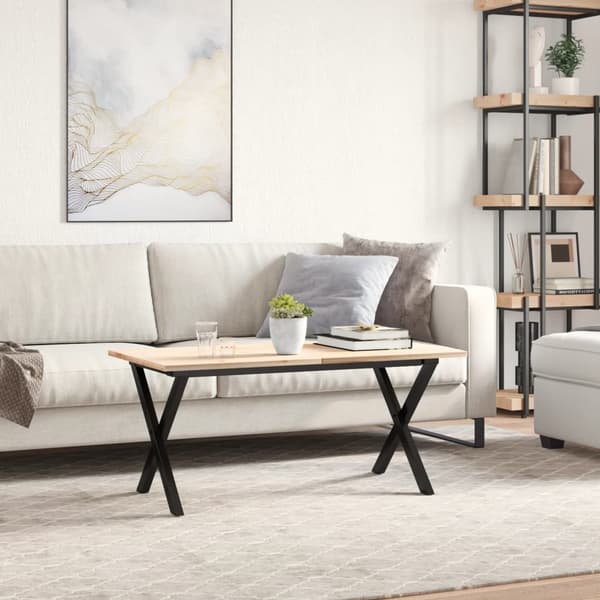 vidaXL X-formede sofabordsben 80x40x43 cm