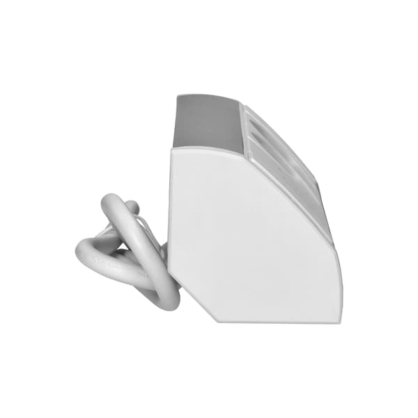 Dobbelt Schuko-stikkontakt til underskab, 2xUSB A+C 2.4A, hvid-sølv