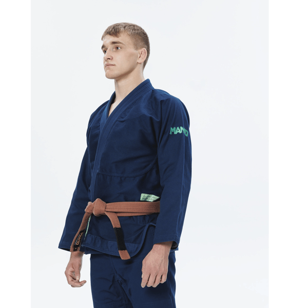 Manto Kimono/GI BJJ Herrestigning 2.0 Blå A3