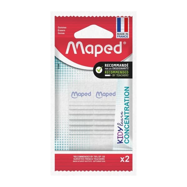 KidyLearn Koncentrationsviskelæder 2 stk. MAPED