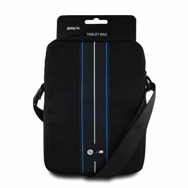 BMW Nylon Blå Stribet Tablettaske til 8" Tablet, Sort