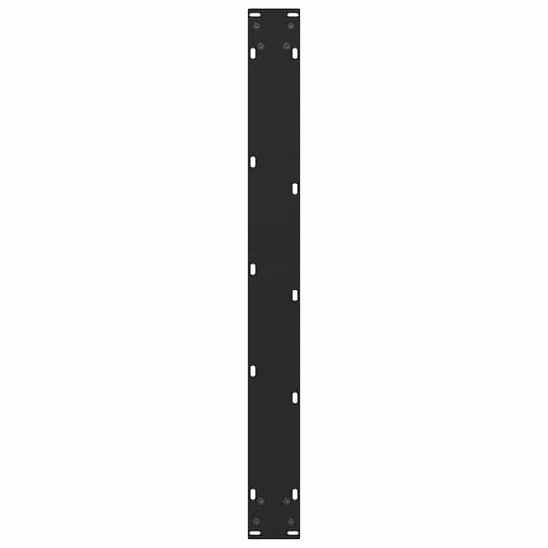 vidaXL sofabordsben sort 2 stk. 70x(72-73) cm stål