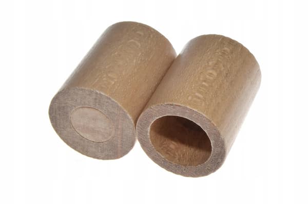 Gardinstangsender Trægardinstangsender 2 stk. Bøg Cylinder