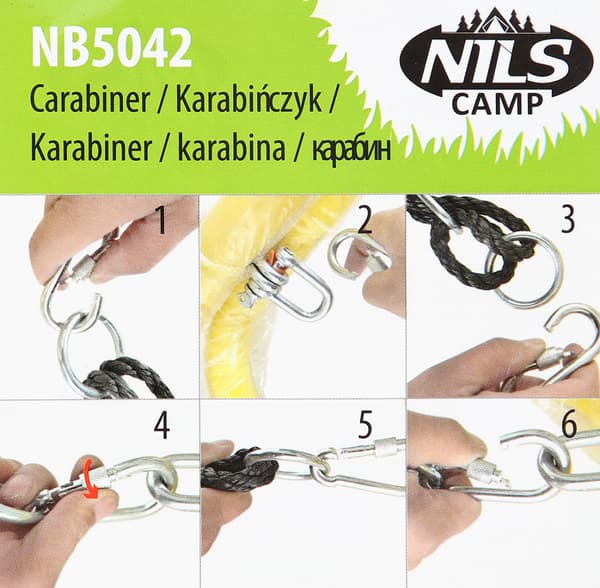 NB5042 Karbinhake med säkerhet M9 Nils Camp