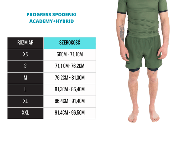 Progress Shorts Academy+Hybrid Khaki M