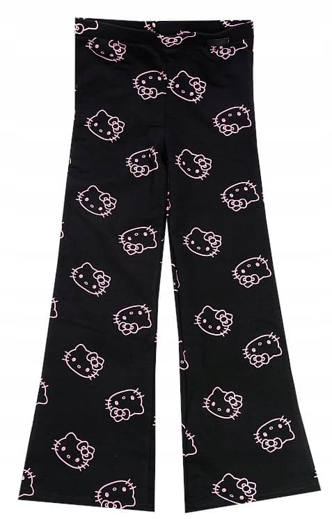 Hello Kitty Bell leggings flared bukser sorte 152