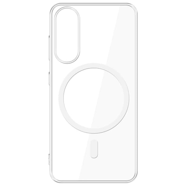 3MK Clear MagCase til Galaxy S25 Edge, klar og hvid