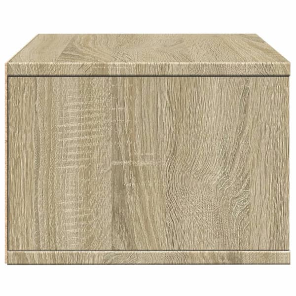 vidaXL printerstativ, Sonoma eg, 40x32x22,5 cm