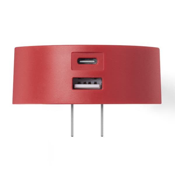 Lexon Poweron 30W USB-C/USB-A -seinälaturi, punainen