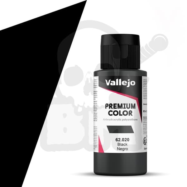 VALL-62020 Premium Color 60ml musta