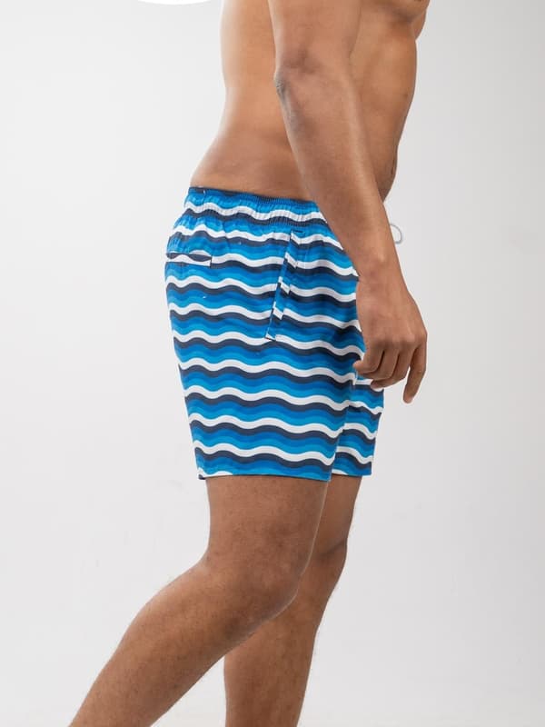 MyStars Waves Herr Blå Badshorts M