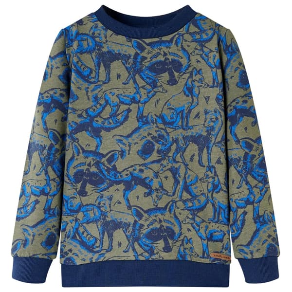 Børnesweatshirt, khaki, 128