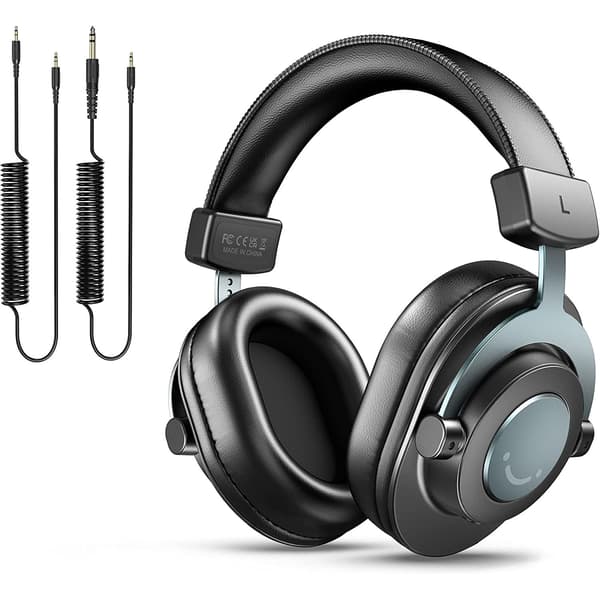 FIFINE H8 hörlurar runt öron dynamiska 3.5 mm jack
