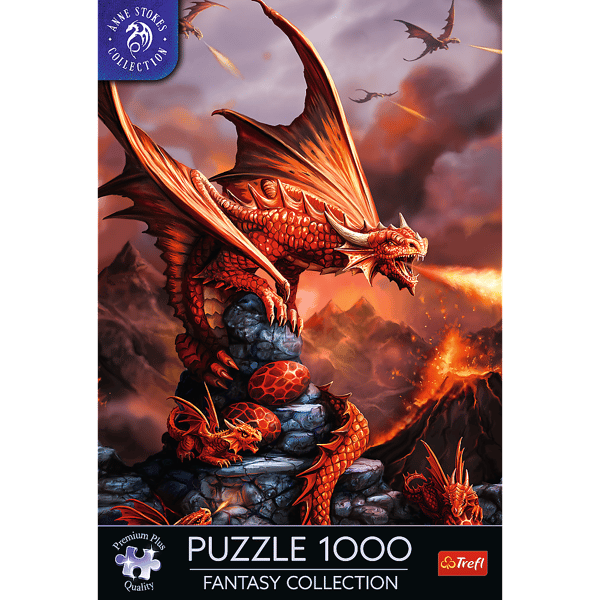 10900 puslespil 1000 premium plus - fantasisamling elddrake