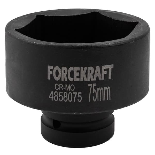 SLAGTOPPENØGLE 1" 75 mm FORCEKRAFT
