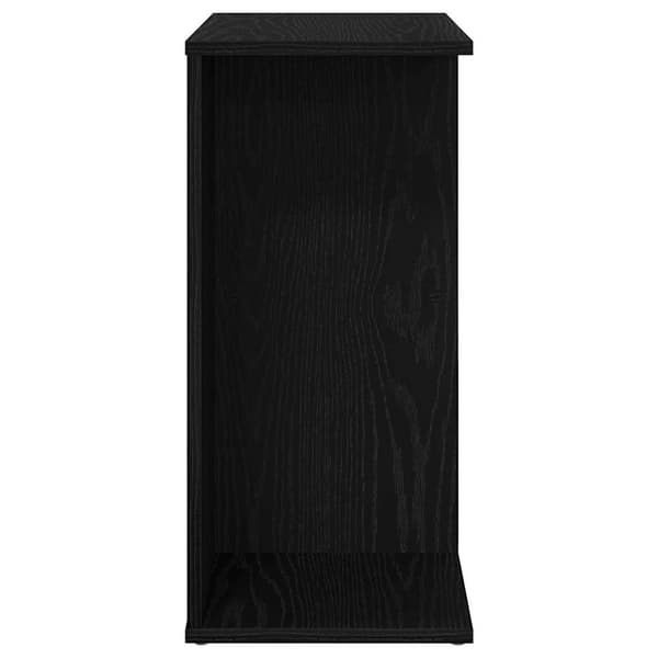 vidaXL sengeborde, sæt med 2, sort, 46,5x29x61 cm