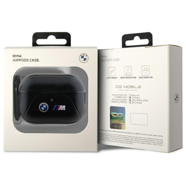 BMW Curved Line-etui til AirPods Pro 2, sort