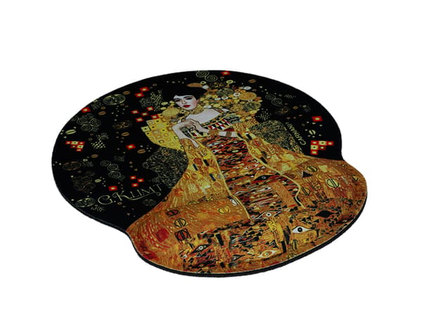 Computermusemåtte med håndledsstøtte - G. Klimt, Adela (CARMANI)