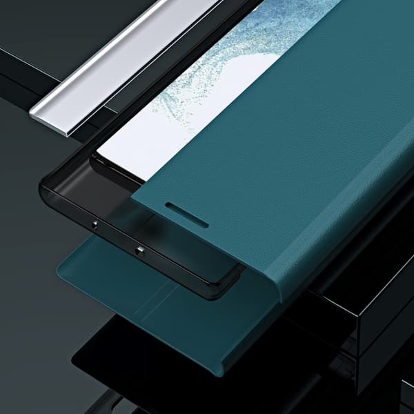 Etui med klap og stativ til Xiaomi Redmi Note 12 Pro+ Sleep Case Pro sort