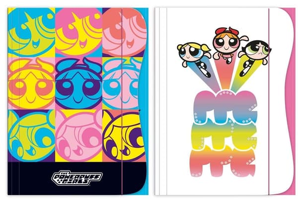 Powerpuff Pigerne A4 Elastikmappe