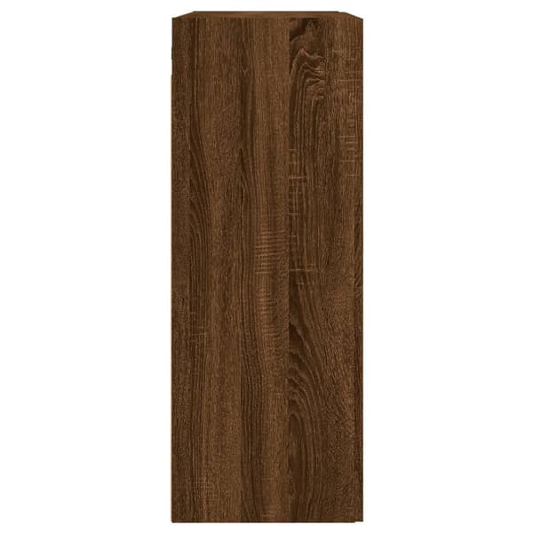 vidaXL vægskab brunt egetræ 69,5x34x90 cm