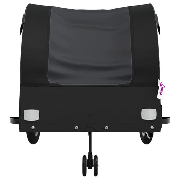 vidaXL cykelanhænger, sort, 45 kg, jern