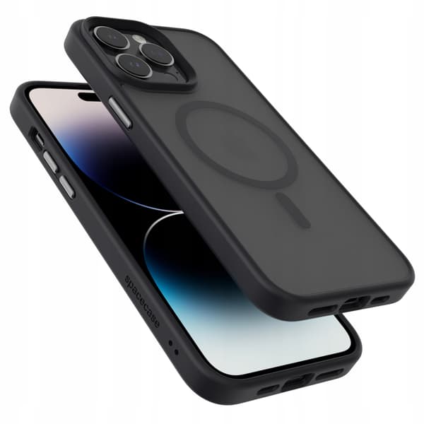 Bagcover til iPhone 14 Pro Max Magnetisk til MAGSAFE SILIKONE + Glas