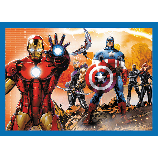 Marvel Avengers "4 i 1" Brave Avengers sæt