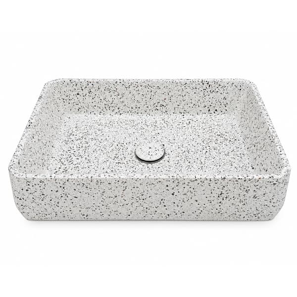 Terrazzo bordvask med prop - Aquaterris