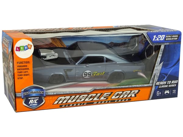 Bil R/C Sportdekaler 1:20 Grå Pilot