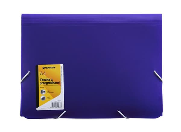 Mappe med rum A4 PP-104 lilla PENMATE