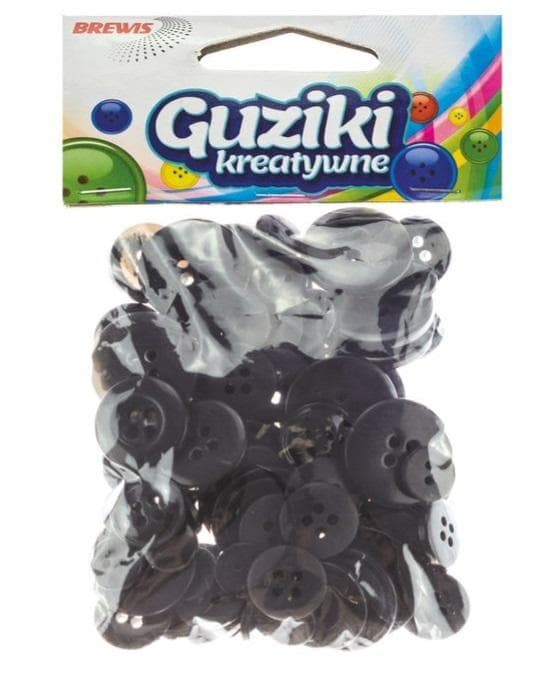 Kreative knapper sorte 40g
