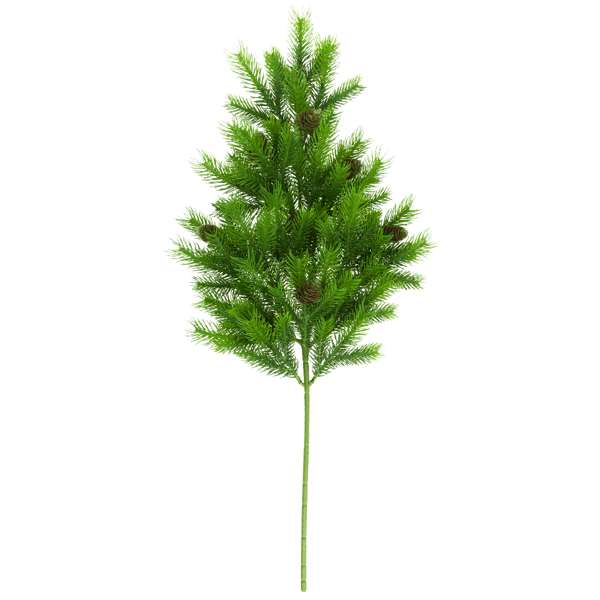 CV22927-3 JULETRÆSGREN til JULEPYNT STORE KOGLER