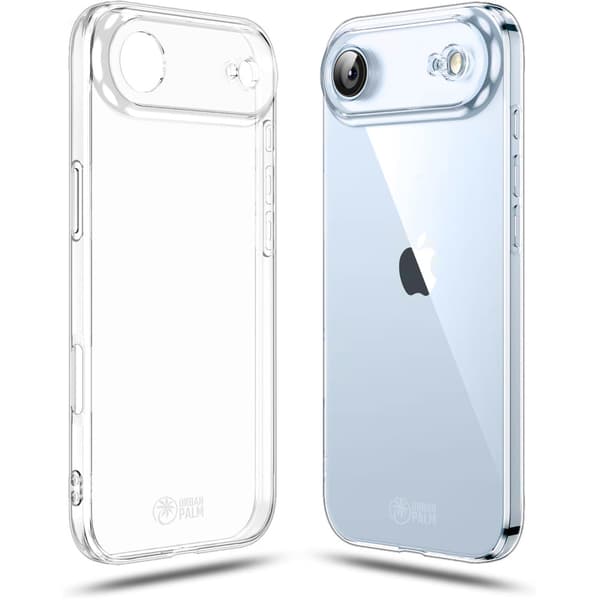 UrbanPalm iPhone Air -kotelo, silikoni, läpinäkyvä
