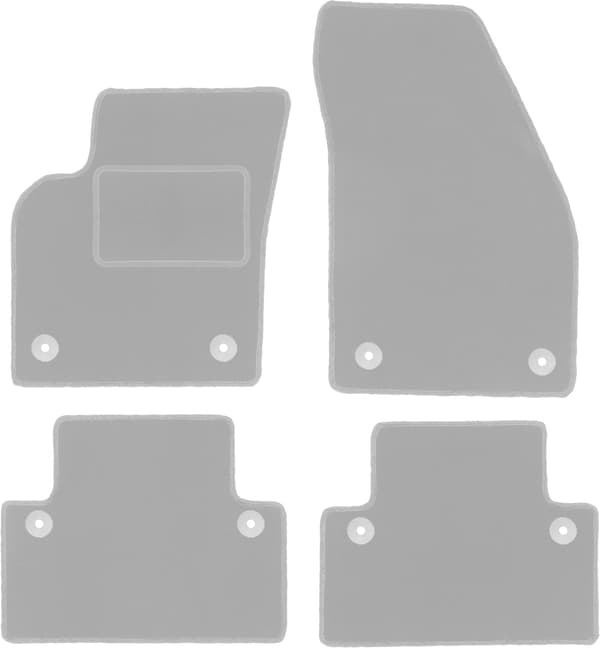 Grå bilmåtter til: Volvo V50 stationcar (2004-2012)