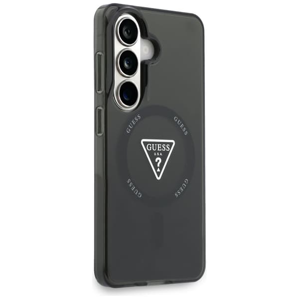 Guess IML Gradient Triangle MagSafe -kotelo Galaxy S26:lle, musta